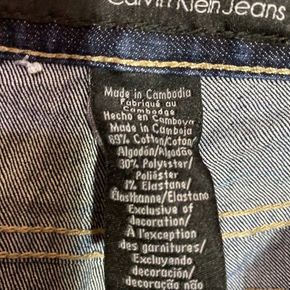 Calvin Klein Skinny Jeans Size 30 - Picture 3 of 7